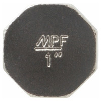 Заглушка на трубу 1" в MPF ИС.072285