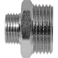 Ниппель - переходник бочонок 1" х 1/2" н/н MPF ИС.072174