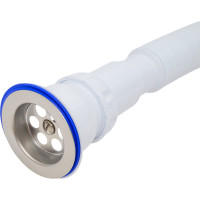Универсальный гофросифон Unicorn 1200 мм 1.1/2"х40/50 нерж вып., винт 80 D230