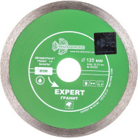Диск алмазный отрезной TRIO-DIAMOND 125x22.23 Сплошной Expert Гранит EG352