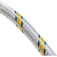 Плетёный капроновый 24-прядный фал с капроновым сердечником, диаметр 12мм, бухта 100м, 2200кгс СИБИН 50220-12