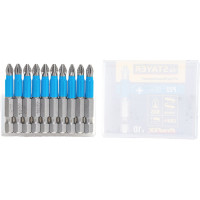 Биты PROFESSIONAL ProFix Pozidriv (10 шт; 50 мм; PZ2; 1/4") STAYER 26223-2-50-10_z01