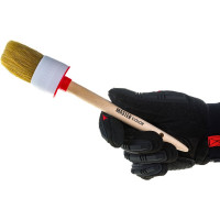 Круглая кисть, натуральная щетина, 55% топс, деревянная ручка, диаметр 45мм МASTER COLOR 30-0406