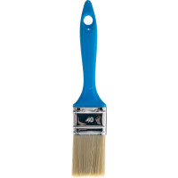 Флейцевая кисть, толщина 12мм, ПЭТ-щетина, нержавеющий обжим, пластиковая ручка, ширина 40мм МASTER COLOR 30-0202