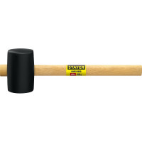 Чёрная резиновая киянка STAYER 450 г 20505-65