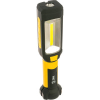 Рабочий фонарь ЭРА Практик 6Вт COB+3Вт, 3xAAA, магнит, крючок, прищепка Б0027823