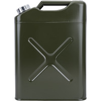 Вертикальная стальная, оцинкованная канистра AUTOPROFI горловина с навинчив. крышкой, перепускной клапан, лейка, 20 литров, 1 4 KAN-300 20L KAN-300 (20L)