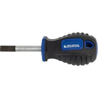 Шлицевая отвертка SL 40 мм Станкоимпорт CS-30.01.6x40