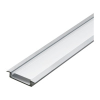 Алюминиевый встраиваемый широкий профиль, серебро Feron CAB252 10293
