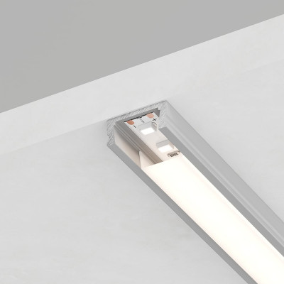 Алюминиевый накладной профиль, серебро Feron CAB262 10267