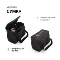 Металлический автомобильный компрессор 12В, 140Вт АГРЕССОР AGR-30