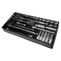 Набор головок и аксессуаров Hans ложемент 3/8" 38 шт TT-38