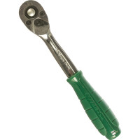 Трещотка с быстрым сбросом Hans 1/4" с изогнутой рукояткой 72 зуба 2162GQ