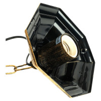 Садово-парковый светильник, восьмигранный на цепочке 100W E27 230V, черное золото FERON PL8105 11248