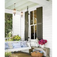 Садово-парковый светильник, восьмигранный на цепочке 100W E27 230V, черное золото FERON PL8105 11248