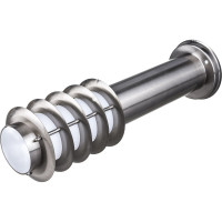 Садово-парковый светильник FERON DH027-450, Техно столб, 18W E27 230V, серебро 11815