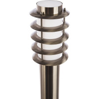 Садово-парковый светильник FERON DH027-450, Техно столб, 18W E27 230V, серебро 11815