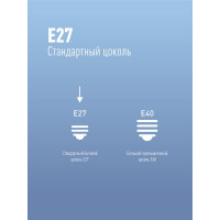 Светодиодная высокомощная лампа КОСМОС LED 30Вт E27 6500К 417271 LksmHWLED30WE2765
