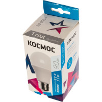 Светодиодная лампа КОСМОС LED A60 11Вт 220В E27 4500К 441266 LkecLED11wA60E2745