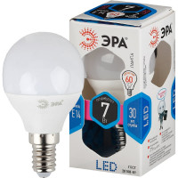 Светодиодная лампа ЭРА LED smd P45-7w-840-E14 Б0020551