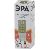 Светодиодная лампа ЭРА LED smd JCD-5w-220V-corn, ceramics-827-G9 Б0027863