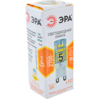 Светодиодная лампа ЭРА LED smd JCD-5w-220V-corn, ceramics-827-G9 Б0027863