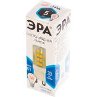 Светодиодная лампа ЭРА LED smd JCD-5w-220V-corn, ceramics-840-G9 Б0027864