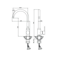 Смеситель для кухни OLIVE'S TORRES 17430TR