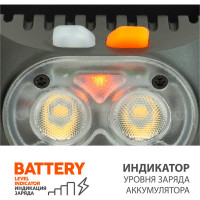 Налобный фонарь ЯРКИЙ ЛУЧ PANDA 2R 2xCREE XP-G3 max.800лм, 5 реж, Li-Ion аккум. 2600mAh, встр. ЗУ 4606400105695
