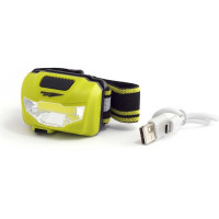 Налобный фонарь ЯРКИЙ ЛУЧ LH-180 ACCU светодиод COB 3W 180лм, 2 реж, аккум. Li-Po 1200mAh 4606400105633