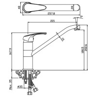 Смеситель для кухни OLIVE'S АVILA 02430AV
