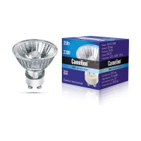 Галогенная лампа с защитным стеклом GU10 35W 220V 2000 часов Camelion 5561