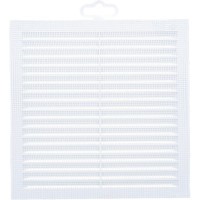 Решетка вентиляционная вытяжная (194х194 мм; белая) ERA 1919С