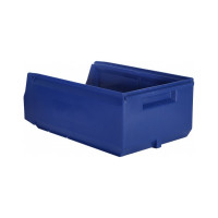 Лоток складской для метизов 400х225х150 Пластик Система, синий 12.414