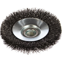 Щетка коническая с гофрированной стальной проволокой Мастер 055 (100 мм; М14) Профоснастка 20105001