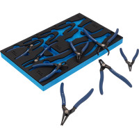 Набор съемников стопорных колец NORGAU 10-60мм,8 предметов, в ложементе 071508008