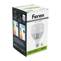 Светодиодная лампа Feron 60W 230V E27-Е40 4000K LB-65 25821