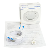 Встраиваемый потолочный светильник MR16 G5.3 белый Feron GS-M361 28344