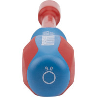 Диэлектрическая отвертка с внутренним шестигранником NORGAU 9х125 мм, тип N130-9 067058090