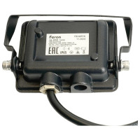 Светодиодный прожектор Feron 2835 SMD 10W 6400K IP65 AC220V/50Hz, черный с матовым стеклом, LL-918 29489