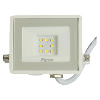 Светодиодный прожектор 2835 SMD 10W 6400K IP65 AC220V/50Hz, белый FERON LL-918 29491