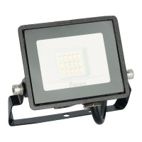 Светодиодный прожектор 2835 SMD 20W 6400K IP65 черный с матовым стеклом FERON LL-919 29492