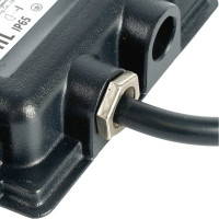 Светодиодный прожектор 2835 SMD 20W 6400K IP65 черный с матовым стеклом FERON LL-919 29492