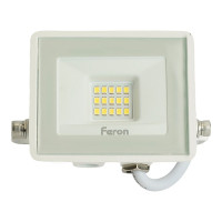 Прожектор светодиодный FERON LL-919 2835 SMD 20W 6400K IP65 AC220V/50Hz, белый с матовым стеклом 29494