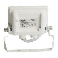 Прожектор светодиодный FERON LL-919 2835 SMD 20W 6400K IP65 AC220V/50Hz, белый с матовым стеклом 29494