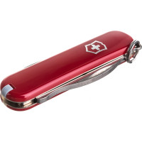 Нож-брелок Victorinox Classic Rally 0.6163 58 мм, 9 функций красный