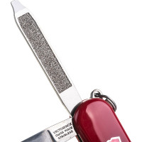 Нож-брелок Victorinox Classic Rally 0.6163 58 мм, 9 функций красный