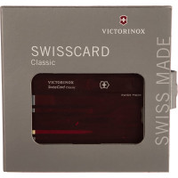 Швейцарская карточка Victorinox SwissCard Ruby 0.7100.T красная