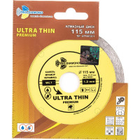 Диск алмазный отрезной TRIO-DIAMOND сплошной ультратонкий 115x22.23 Ultra Thin Premium UTW501