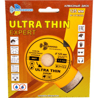 Диск алмазный отрезной TRIO-DIAMOND сплошной ультратонкий 125x22.23 Ultra Thin Expert UTE522